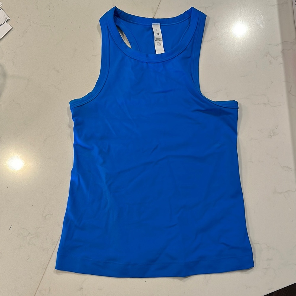 Poolside waist length racer back tank size 2